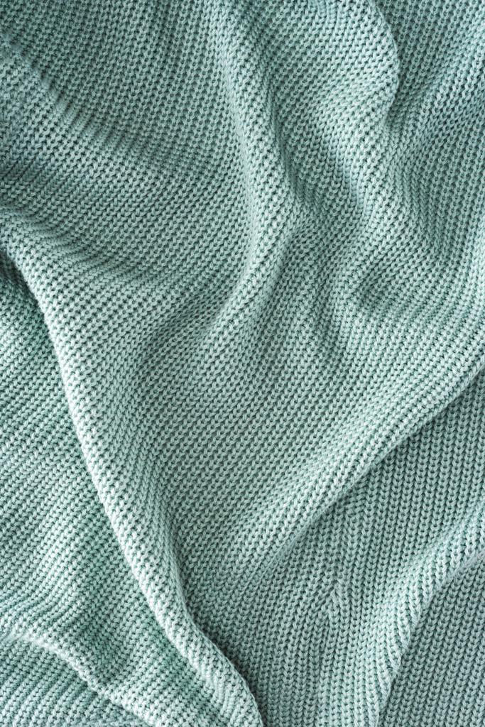 vue rapprochée du tissu de laine gris ondulé comme fond
 - Photo, image