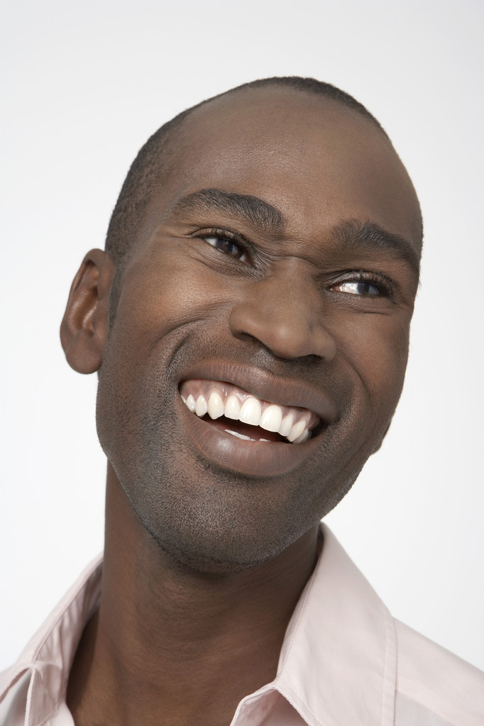 Američan Afričana muž s úsměvem - Fotografie, Obrázek