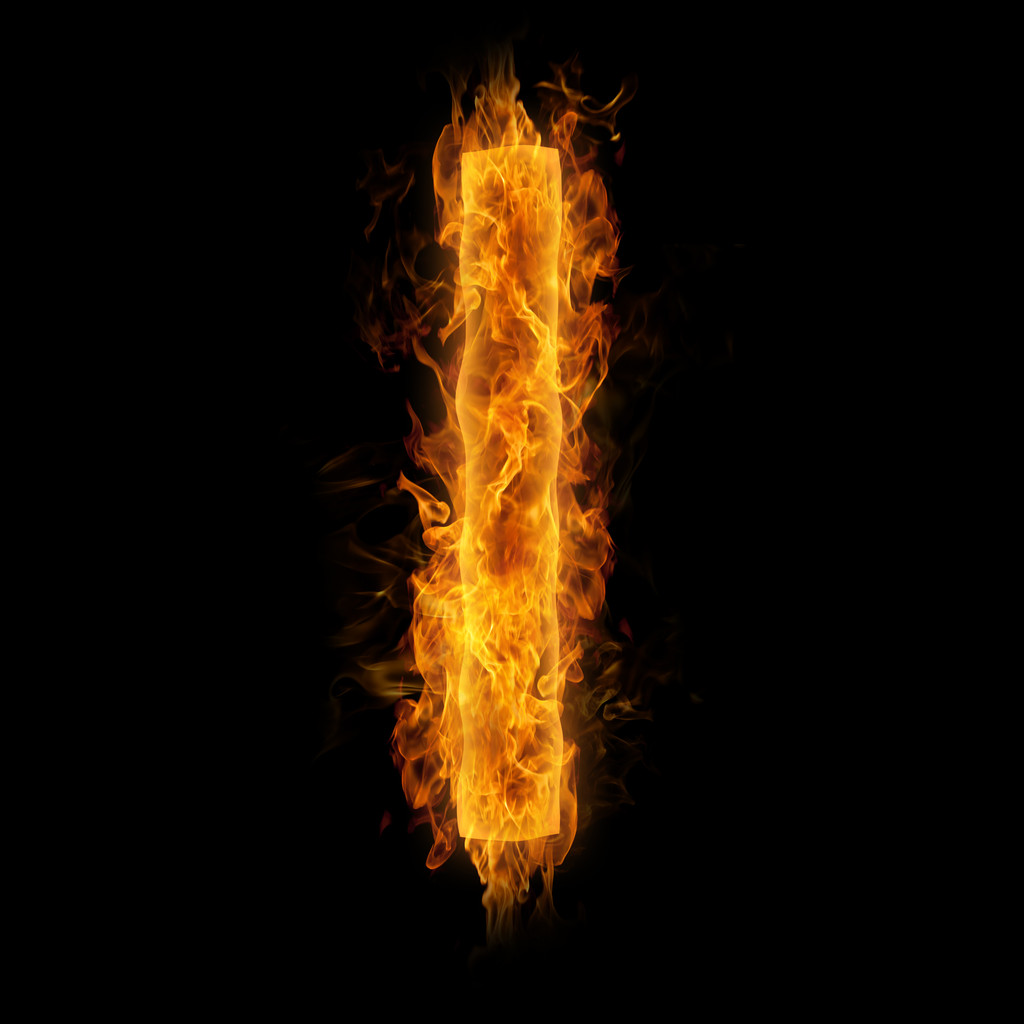 Пламенная буква I
 - Фото, изображение