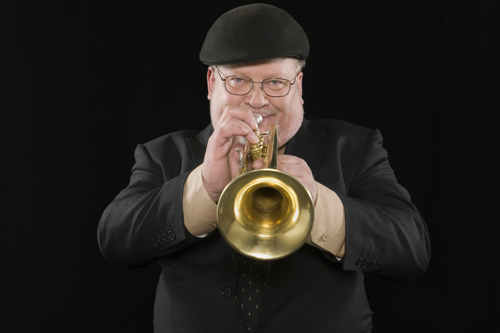 homem tocando trompete - Foto, Imagem