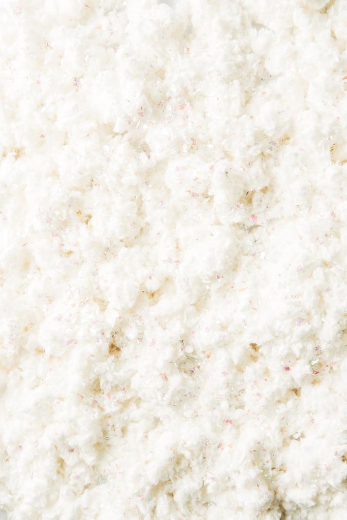 quadro completo de lã de algodão branco como fundo
 - Foto, Imagem