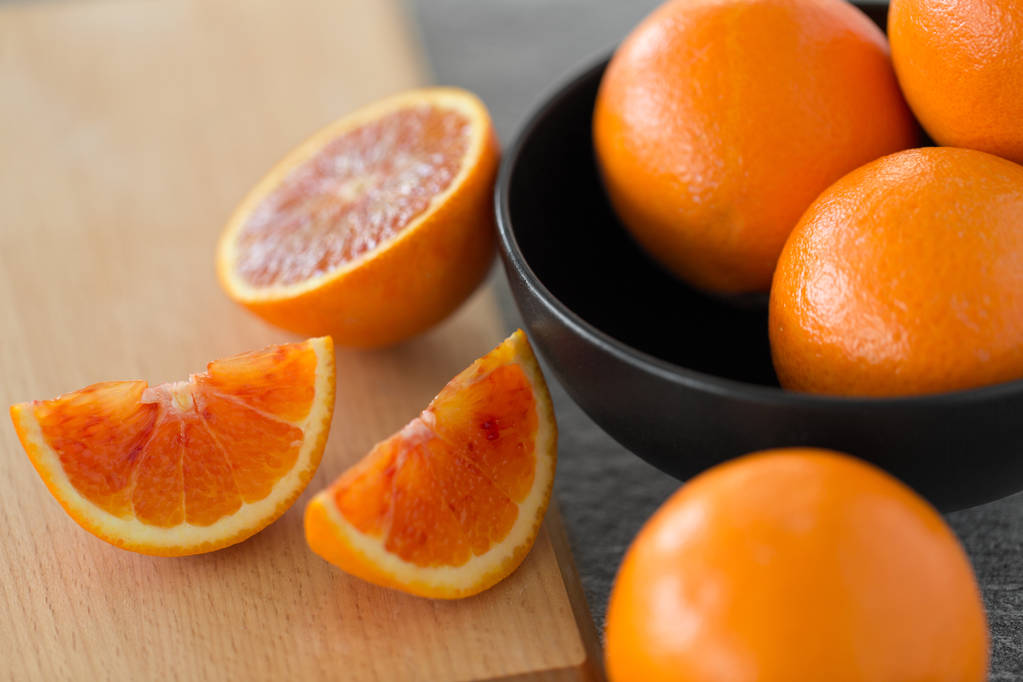 primer plano de naranjas de sangre jugosas frescas
 - Foto, Imagen