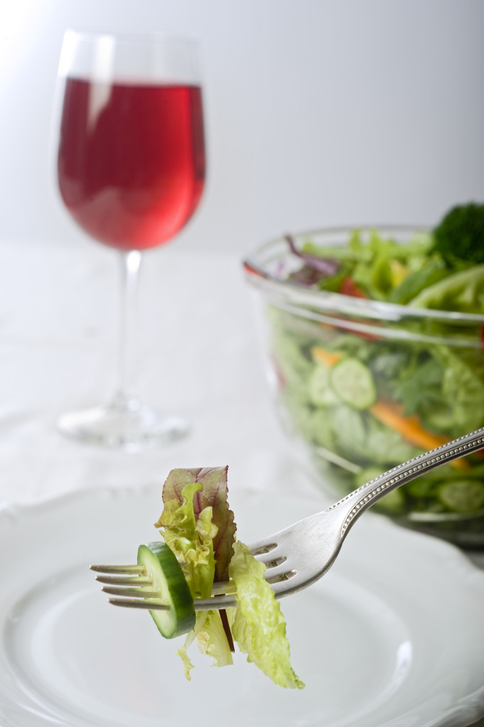 Salade à la fourchette
 - Photo, image