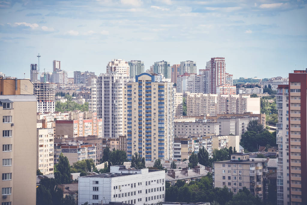 Kijev, felülnézet - Fotó, kép