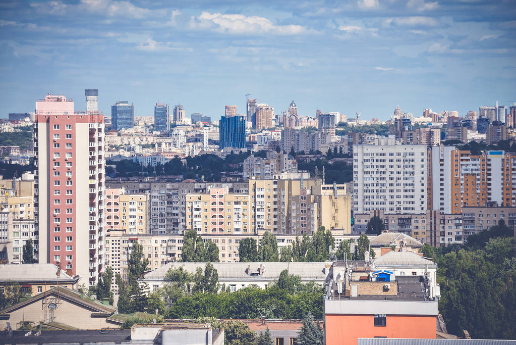 Kiev, üstten görünüm - Fotoğraf, Görsel