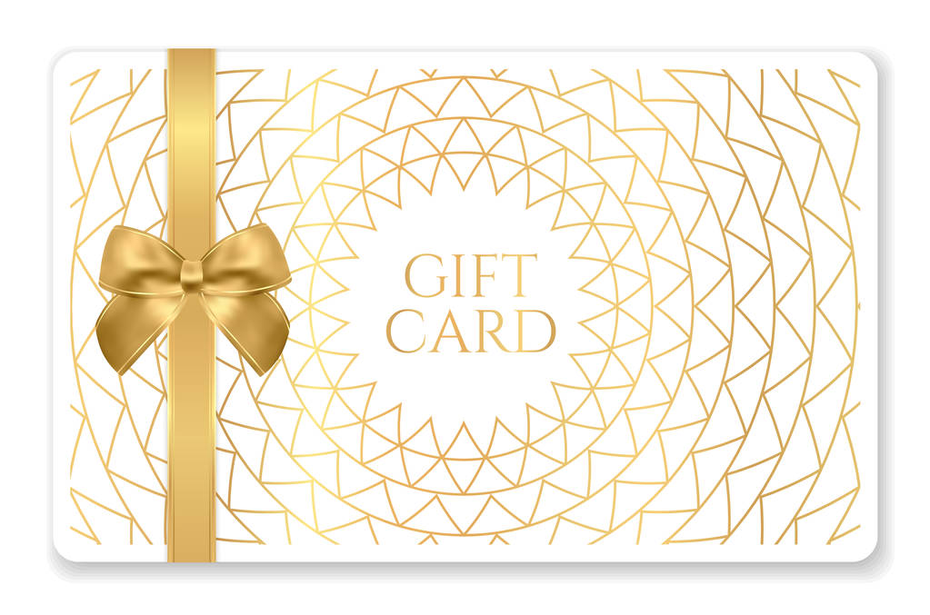 抽象的な幾何学パターン (三角形テクスチャー) 黄金の弓でのギフトカード。ゴールド色の多角形図形背景テンプレート。ギフト券、割引店のクーポン、報酬の分離のモダンなベクター デザイン - ベクター画像