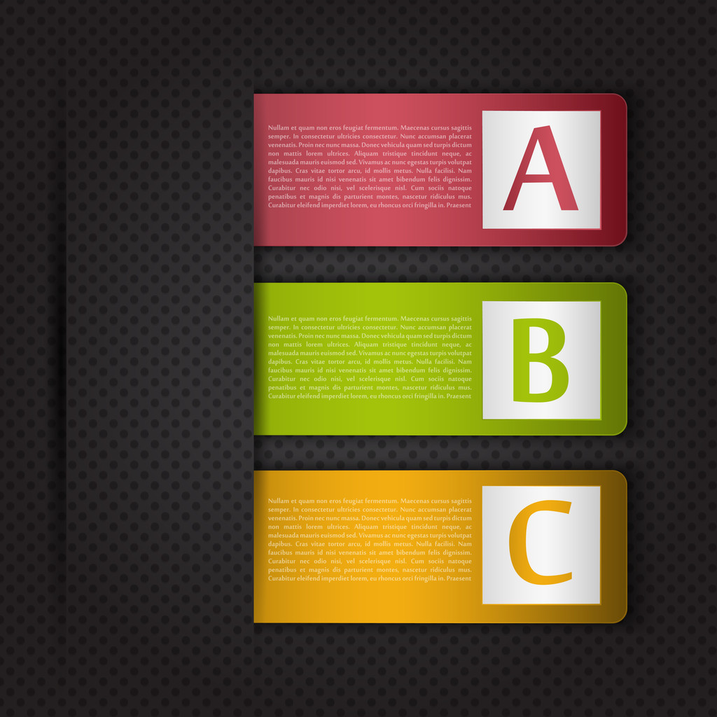 A B C Options Étiquettes vectorielles
 - Vecteur, image