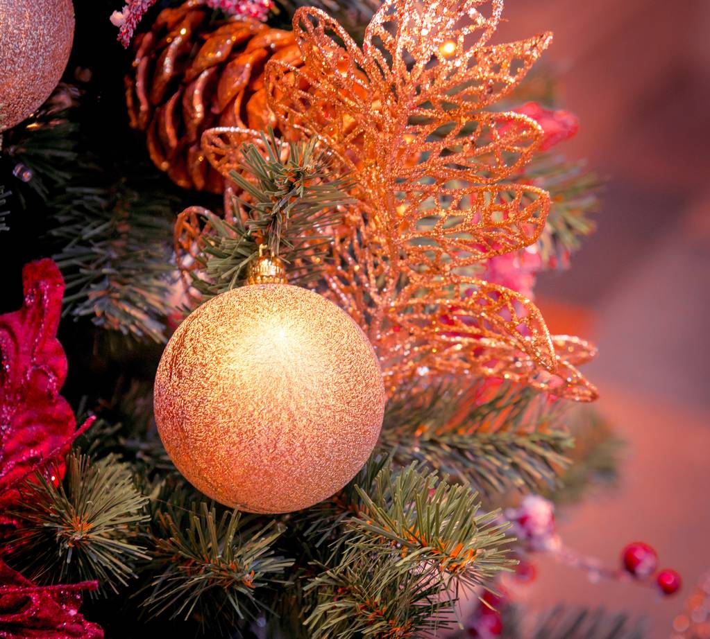 Традиційні різдвяні або новорічні прикрашені ялинки
 - Фото, зображення