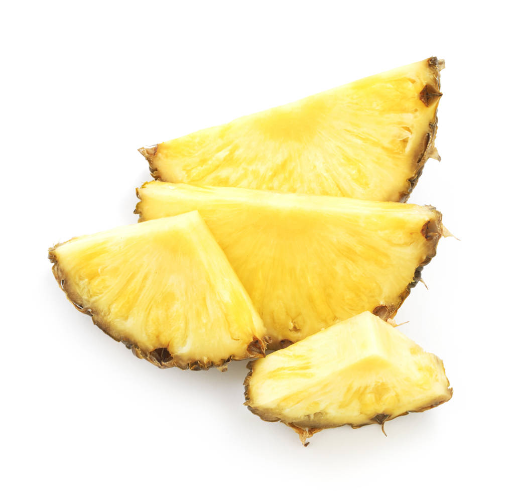 pineapple slices isolated - Zdjęcie, obraz
