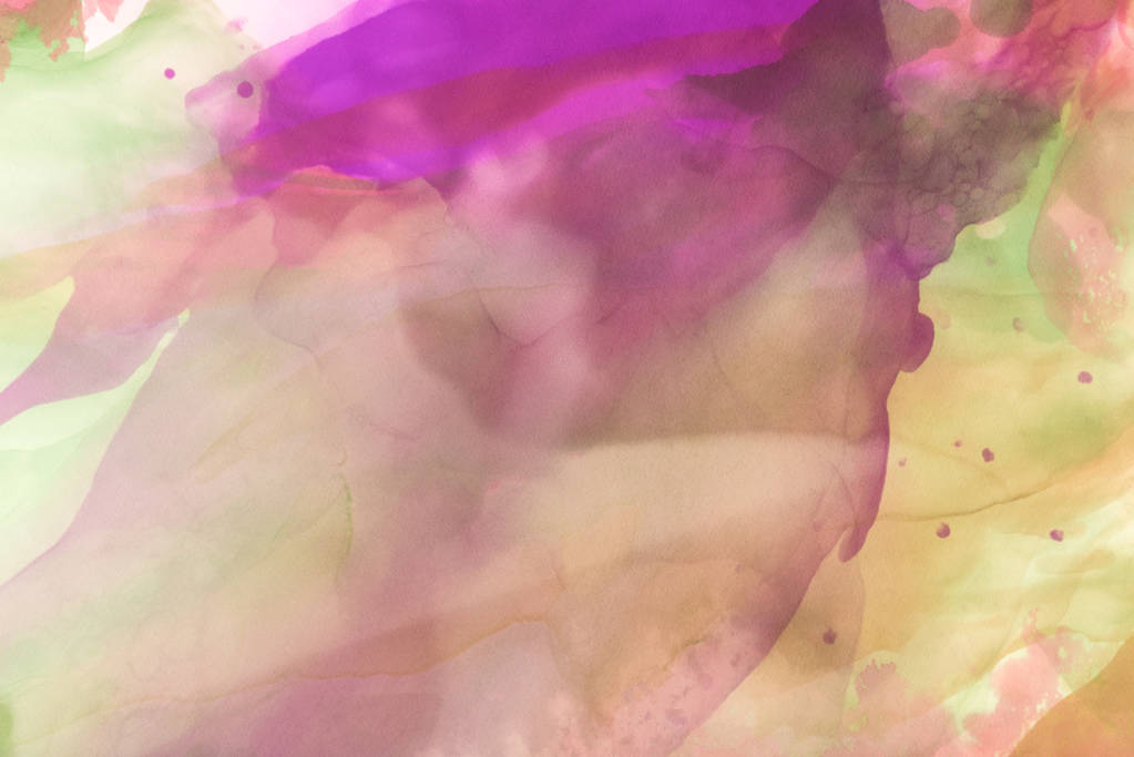 spruzzi di viola e marrone di inchiostri alcolici come sfondo astratto
 - Foto, immagini