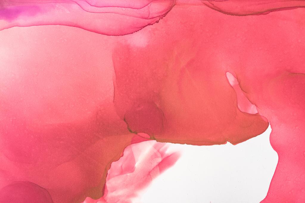 vörös, barna és lila kifröccsenésekor alkohol festékek, mint absztrakt háttér - Fotó, kép