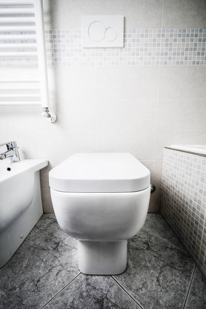 Klasická mozaika koupelna WC čelní pohled - Fotografie, Obrázek