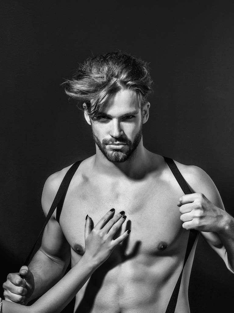 Bonito muscular sexy homem - Foto, Imagem