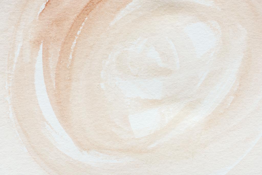 крупним планом абстрактний коричневий акварельний живопис на білому папері
 - Фото, зображення