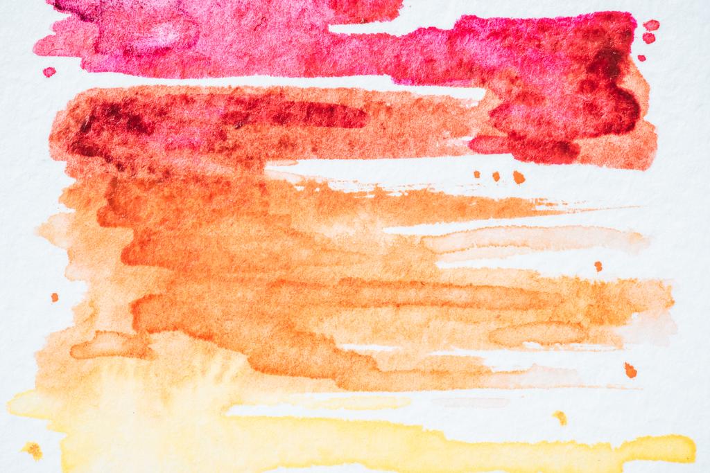 fondo abstracto con trazos de acuarela de colores   - Foto, imagen