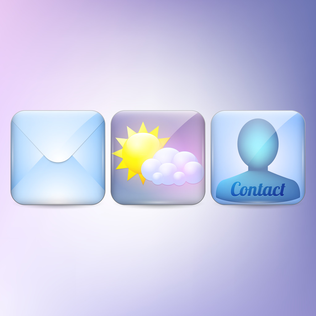 Mobile phone icons : connection set. Vector - Vector, Image