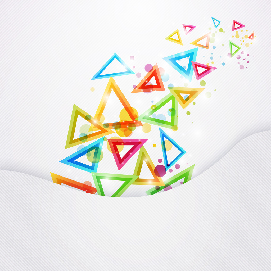 Произведения цветных треугольников
 - Вектор,изображение