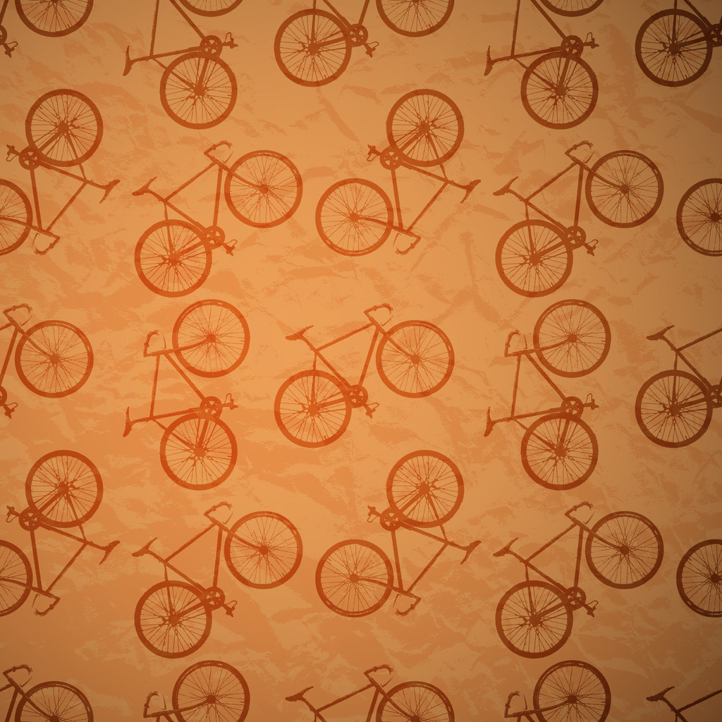 retro rower tło, ilustracji wektorowych   - Wektor, obraz