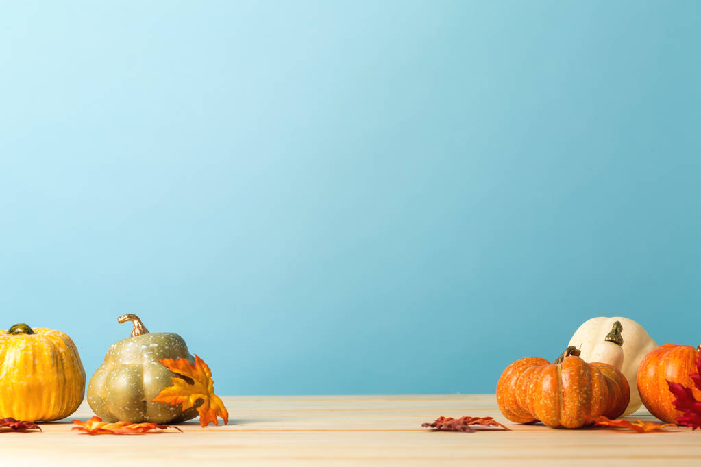 Collection of autumn pumpkins - Photo, Image