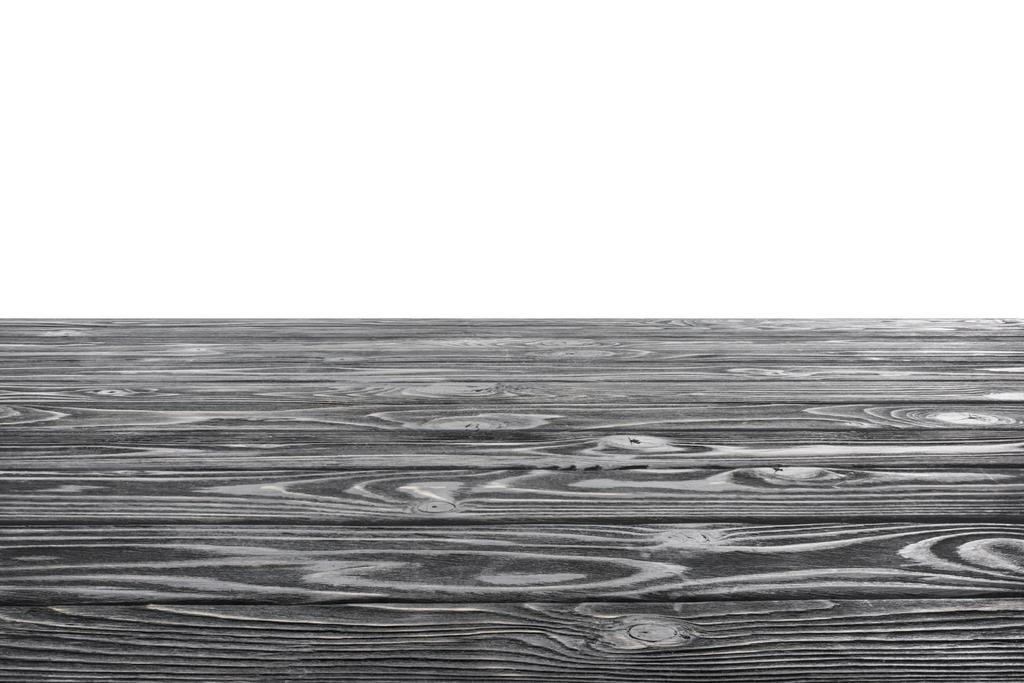 πρότυπο του γκρι ξύλινο πάτωμα σε λευκό φόντο - Φωτογραφία, εικόνα