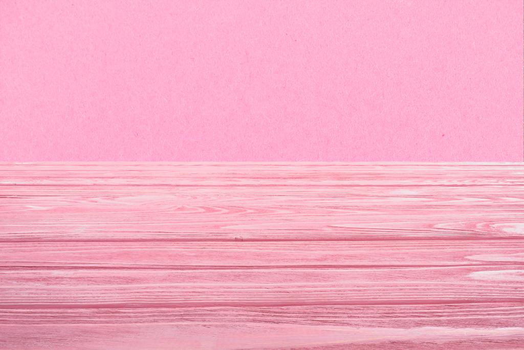 plantilla de piso de madera rosa con fondo rosa
 - Foto, imagen