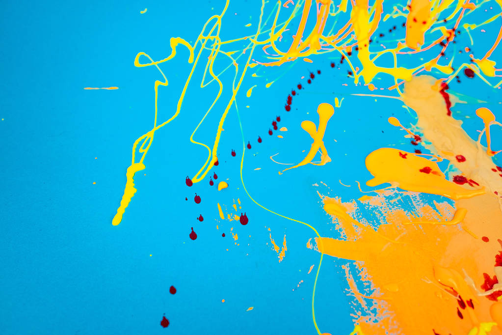 Abstract kleurrijk achtergrond met penseelstreken - Foto, afbeelding