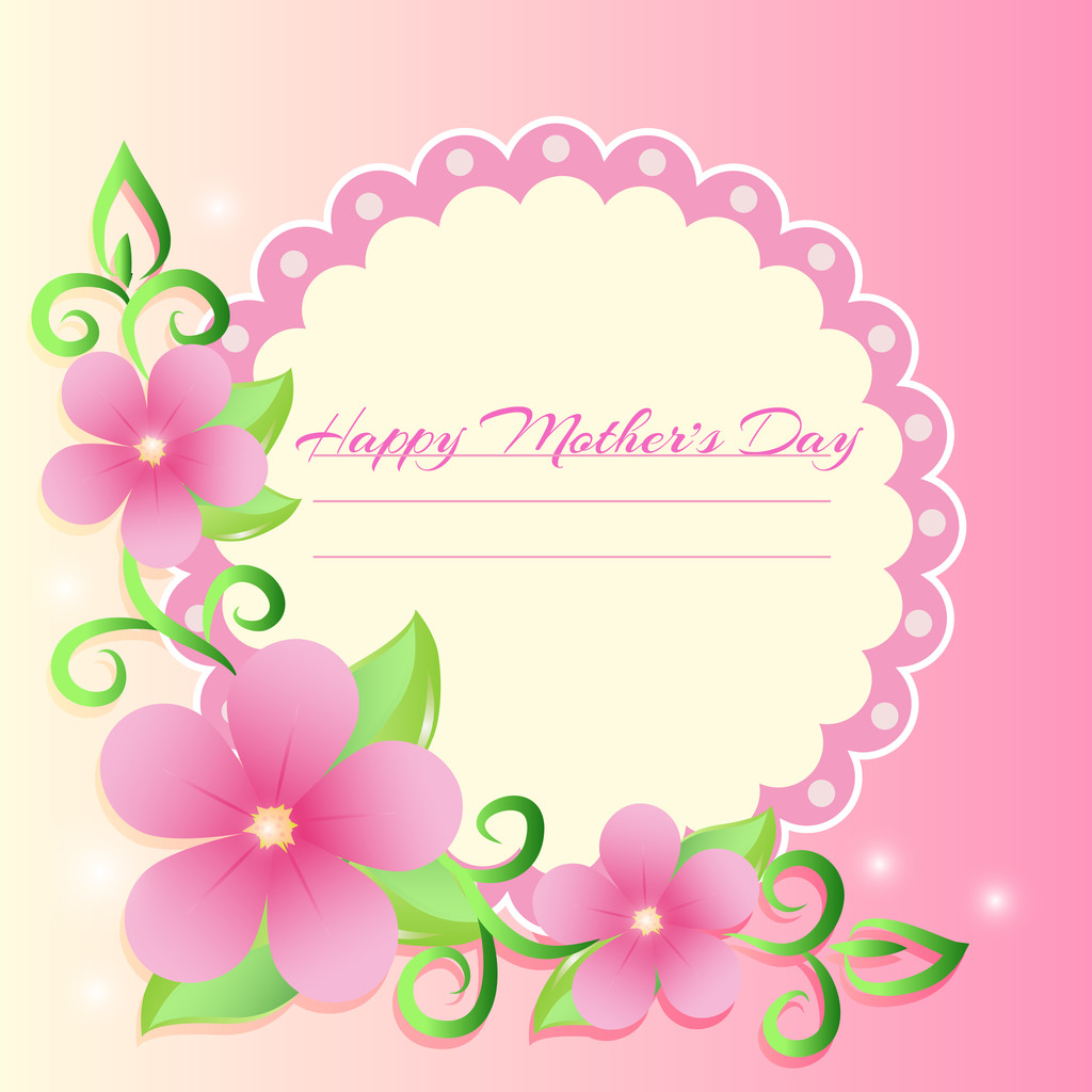 Happy mother day background. Vector illustration - Vector, Image