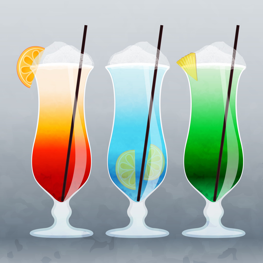 Illustrazione vettoriale dei cocktail vettoriali
  - Vettoriali, immagini