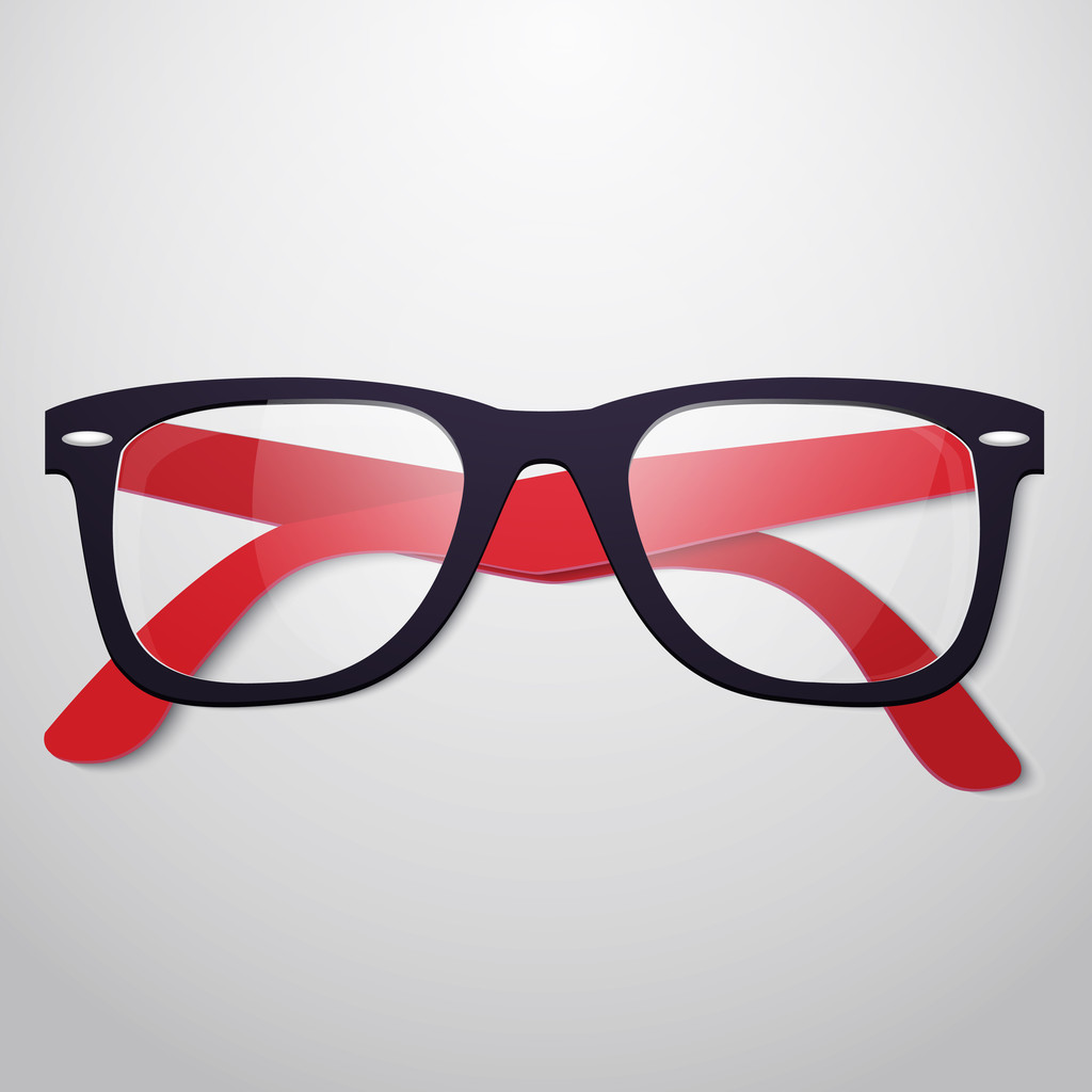 Illustration vectorielle de lunettes vectorielles rétro
  - Vecteur, image
