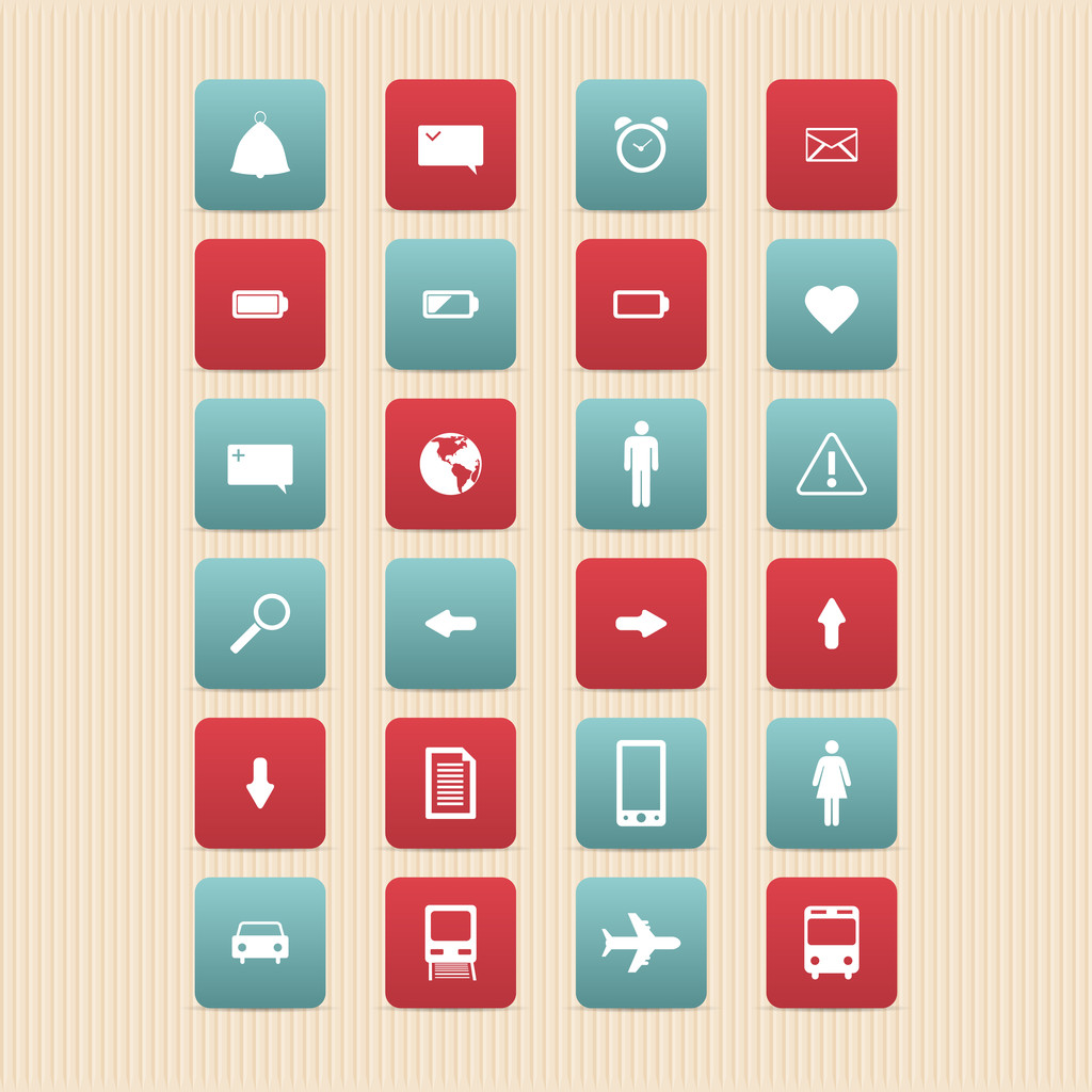 Web icons set. Internet icons collection. - Vector, Image