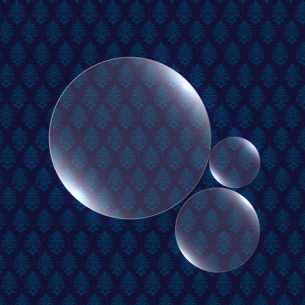 Lesklé vektor bubliny vektorové ilustrace  - Vektor, obrázek
