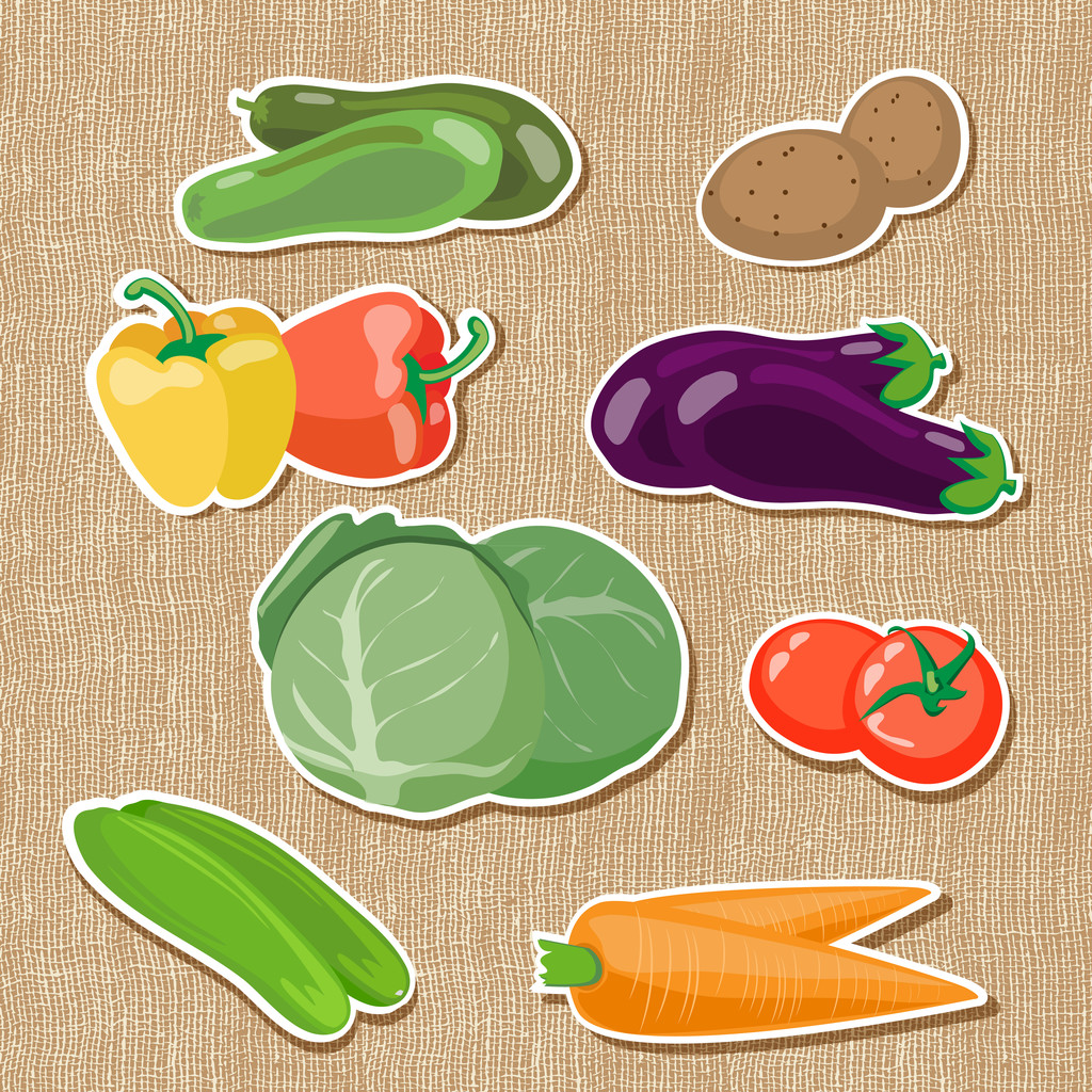 Ilustracja wektorowa warzyw  - Wektor, obraz