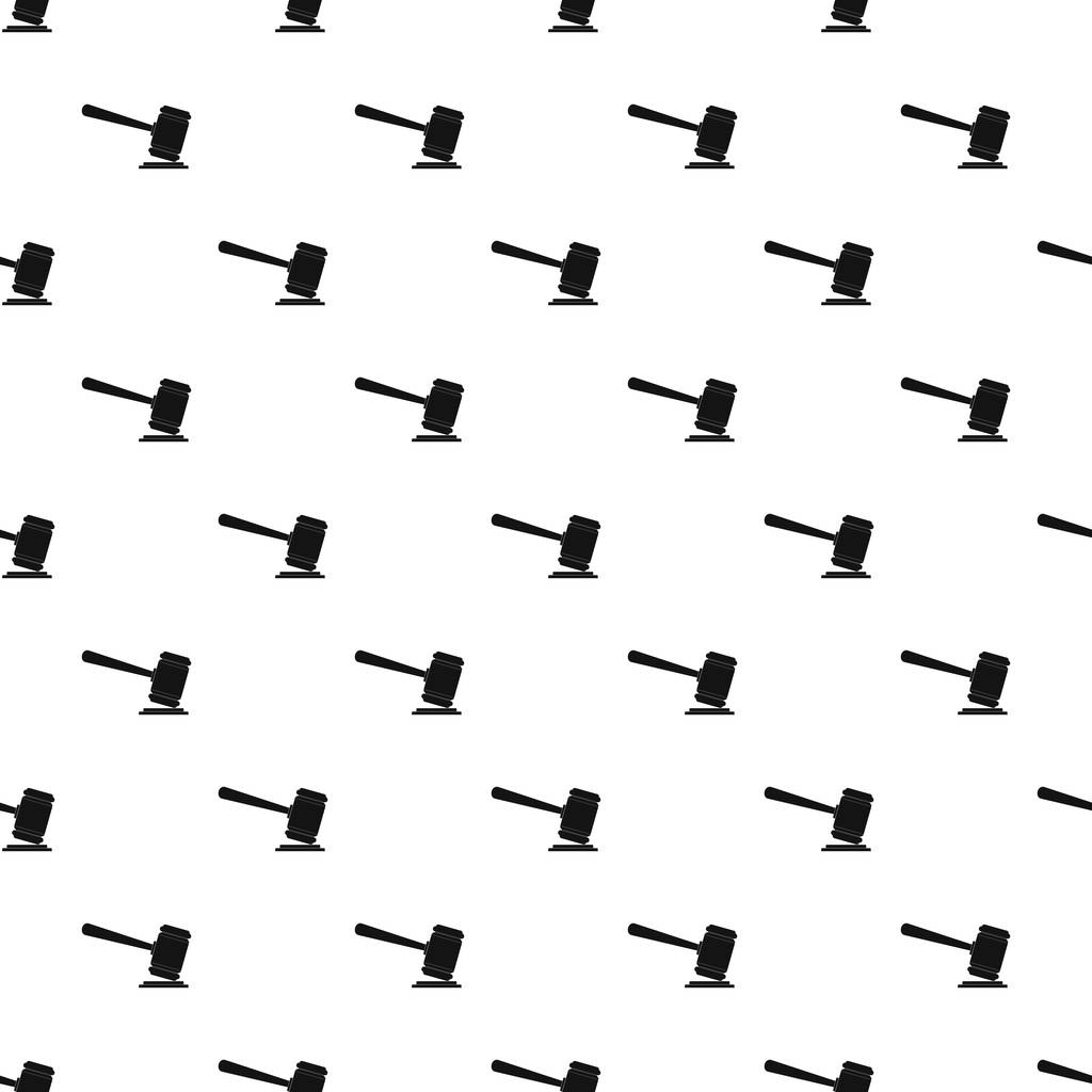 Judge gavel pattern seamless vector - Vector, Image