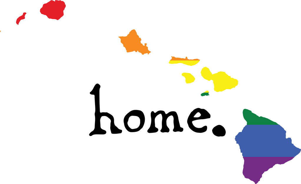Hawaï maison gay pride vecteur état signe
 - Vecteur, image