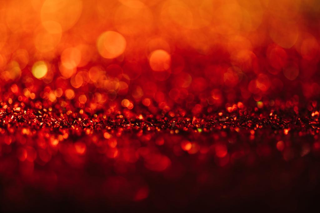 Vánoční pozadí abstraktní s červeným rozmazané glitter  - Fotografie, Obrázek