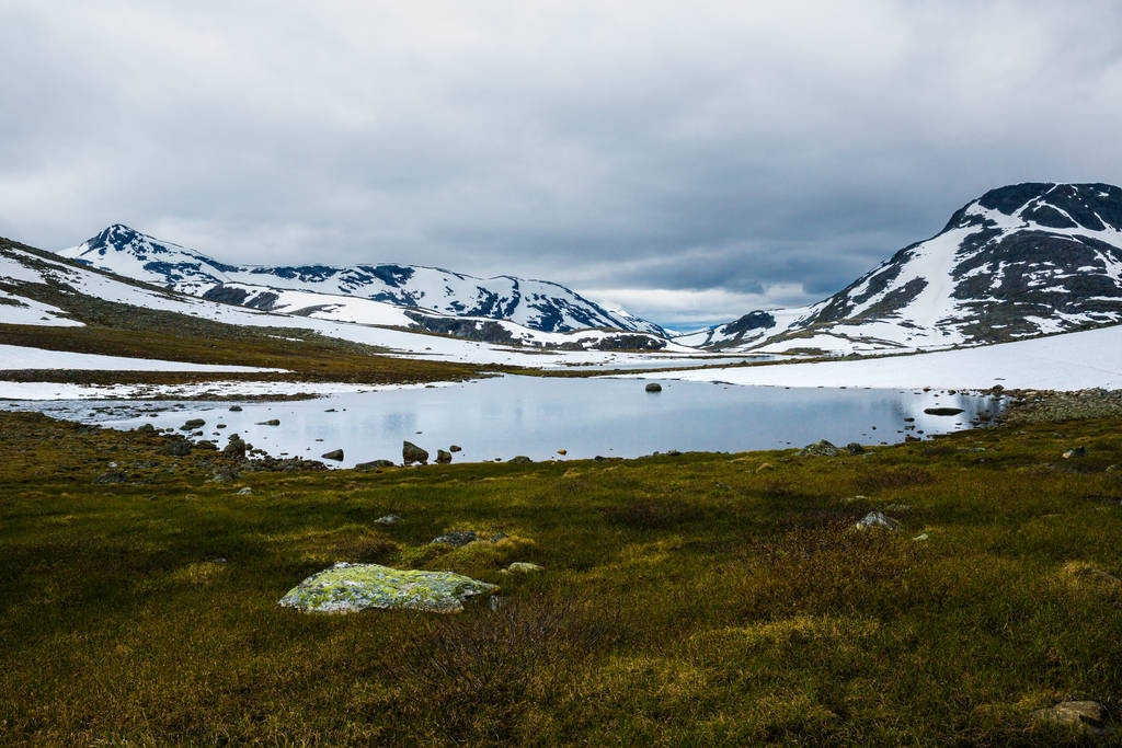 güzel manzara Milli Parkı Jotunheimen, Norveç - Fotoğraf, Görsel