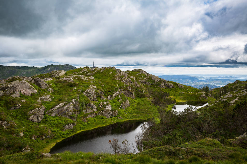 Il paesaggio della cima di Ulriken
 - Foto, immagini