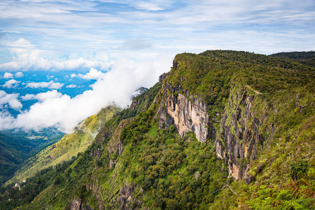 Panorama z płaskowyżu Horton, Sri Lanki - Zdjęcie, obraz
