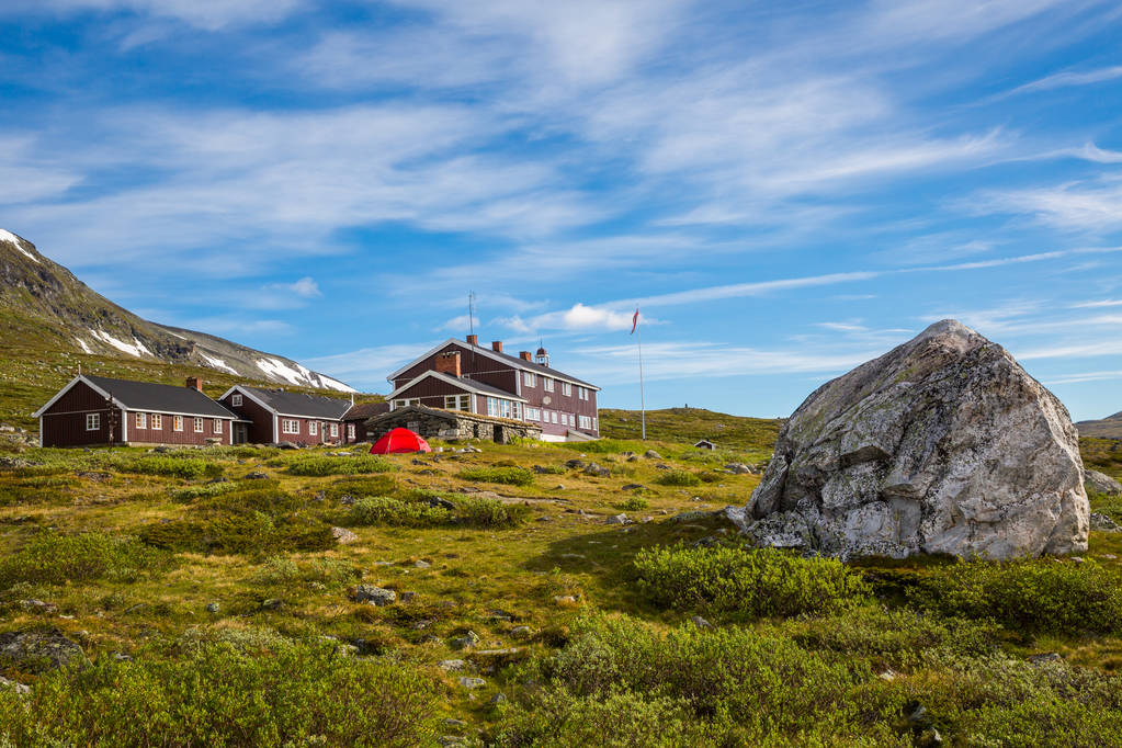 ノルウェー国立公園ヨートゥンハイメンの風景 - 写真・画像