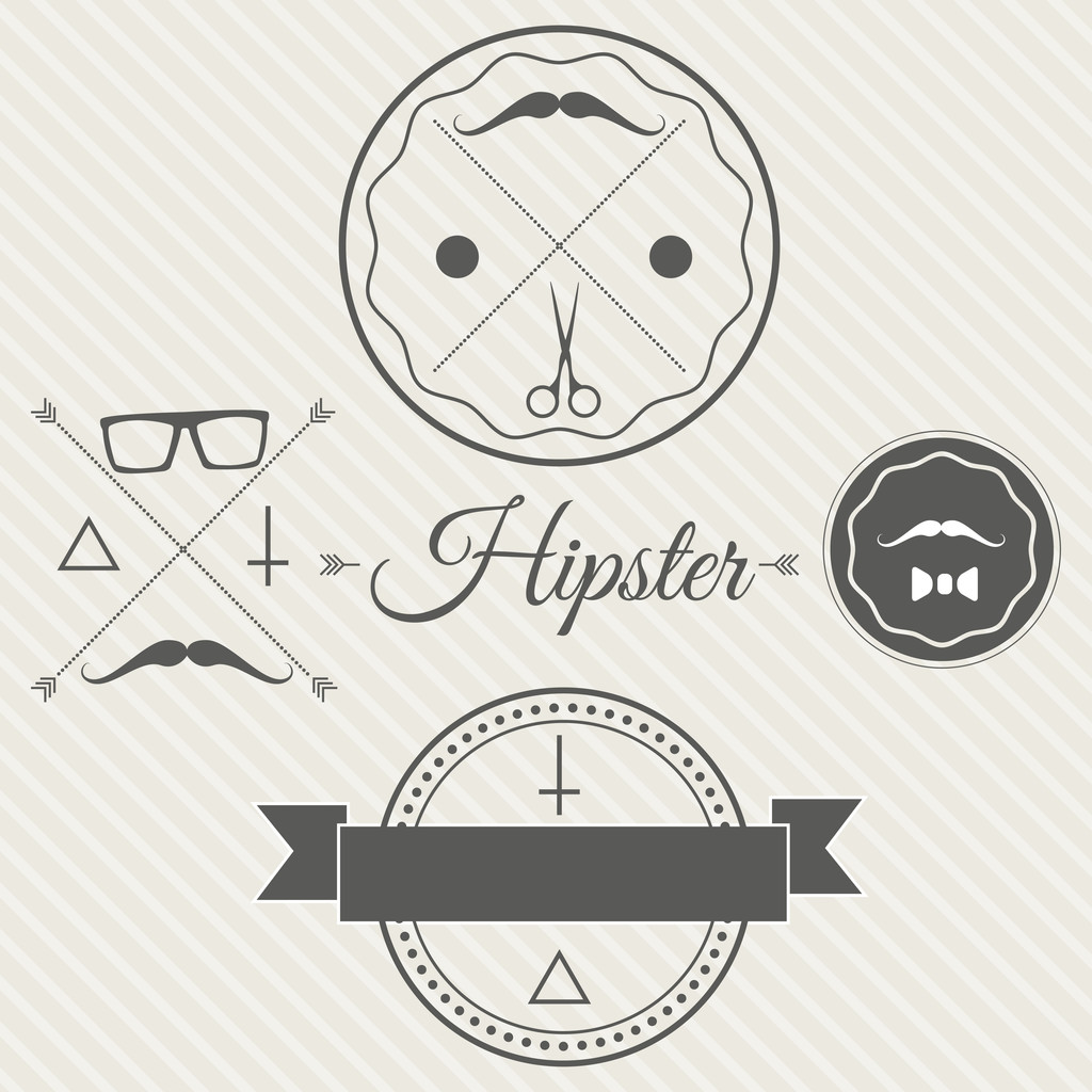 Fondo estilo Hipster. ilustración vectorial
  - Vector, imagen