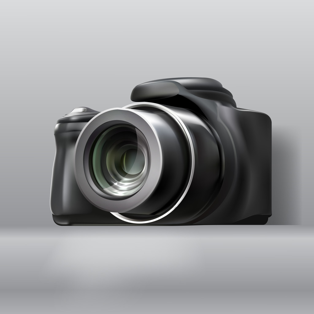 デジタル写真のカメラ、ベクター デザイン - ベクター画像