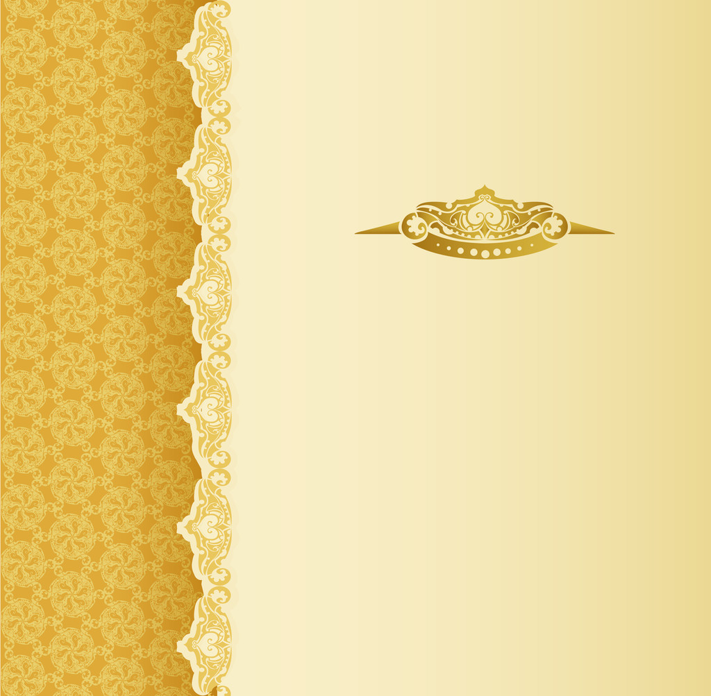 stylowy tło złoty ornament i wzór - Wektor, obraz