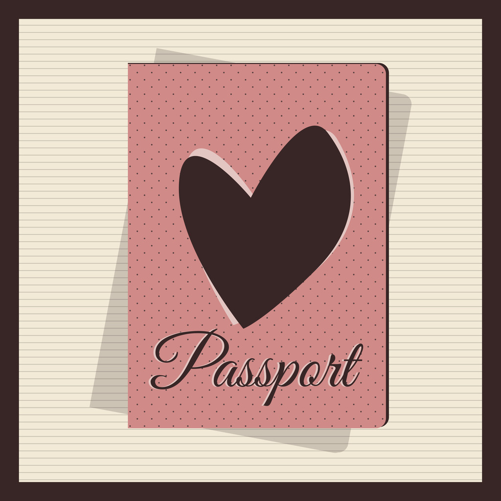パスポート カバー、ベクター デザイン - ベクター画像