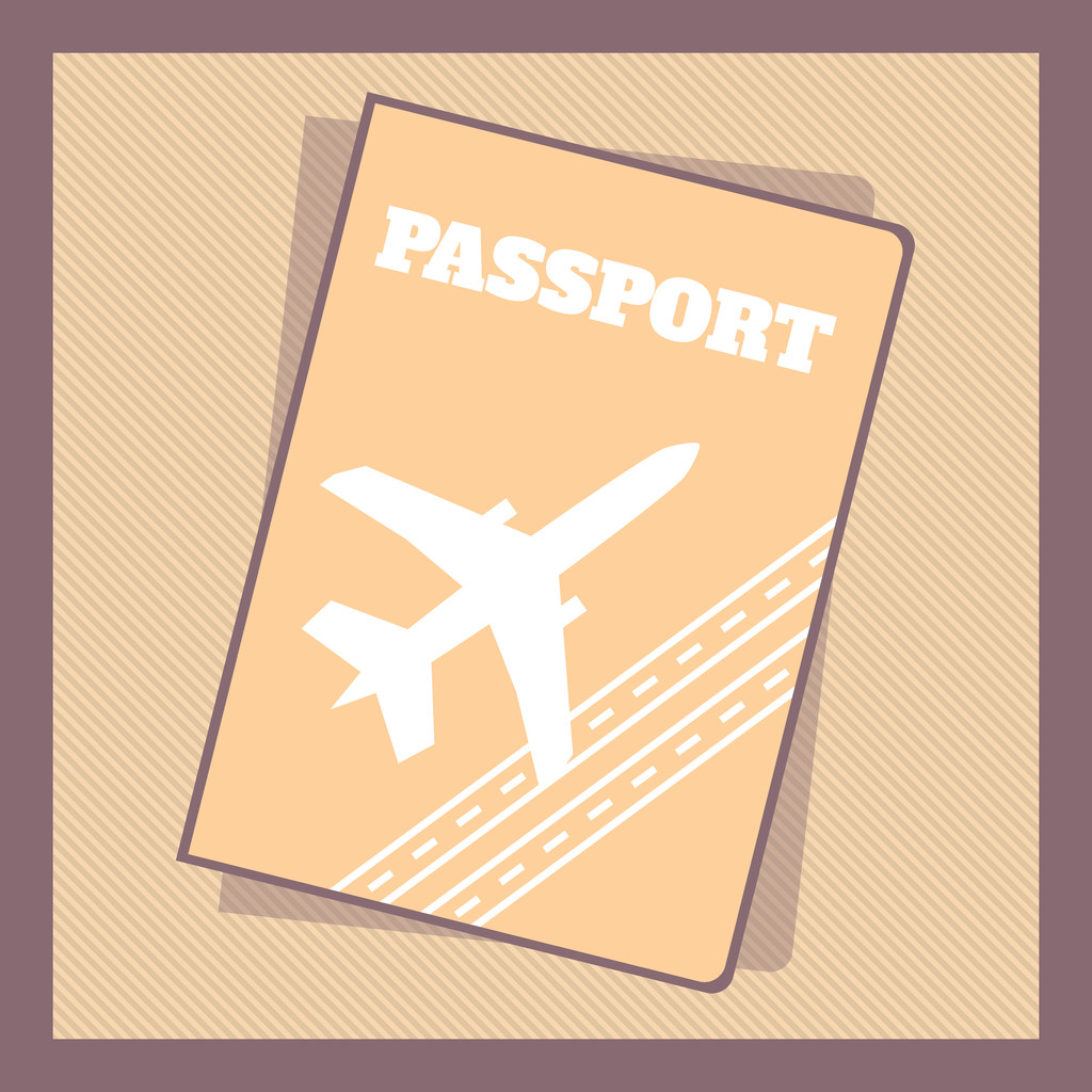 Pasaport kapak, vektör tasarımı - Vektör, Görsel