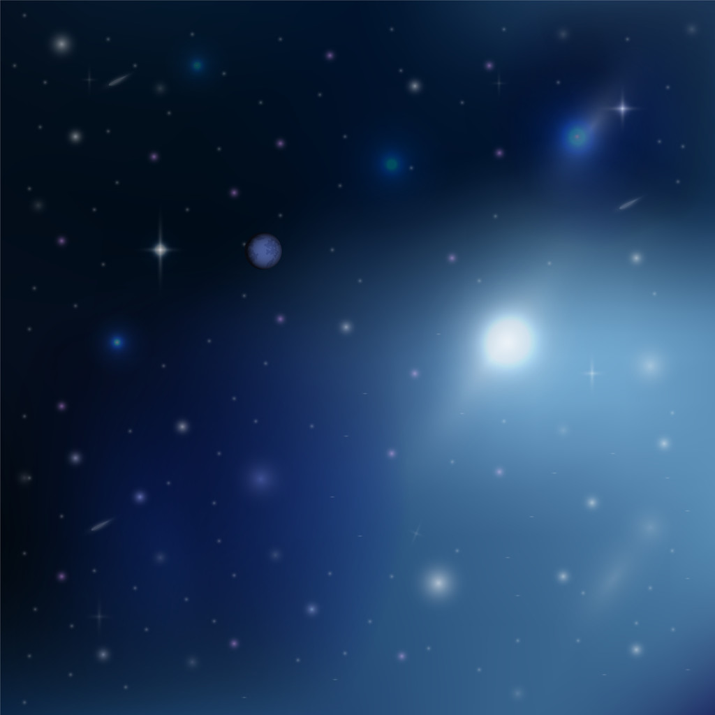 estrelas no espaço exterior
 - Vetor, Imagem