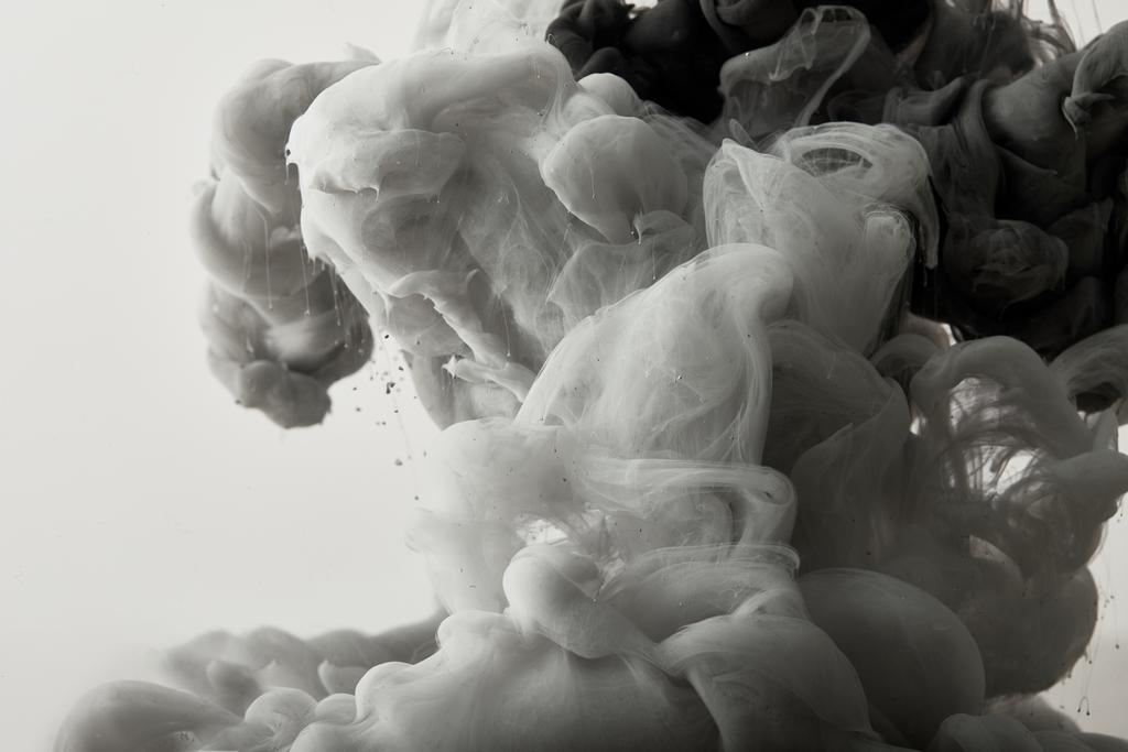 splash Boya karıştırma ile siyah ve beyaz arka plan - Fotoğraf, Görsel