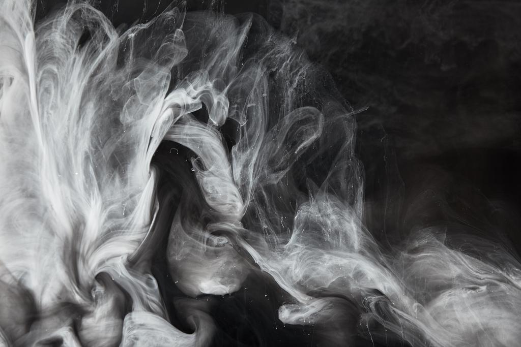 zblízka pohled abstraktní tekoucí víří šedé barvy  - Fotografie, Obrázek