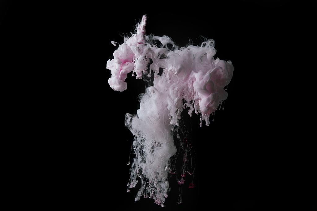 fondo con luz abstracta salpicadura rosa de pintura
 - Foto, Imagen