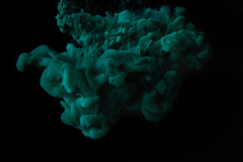 texture sombre abstraite avec éclaboussure verte de peinture
 - Photo, image