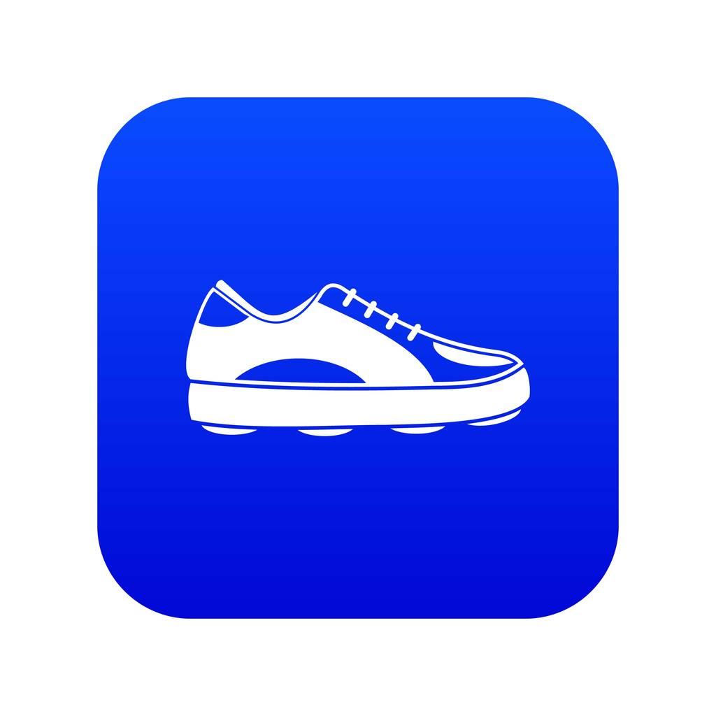 Golf kenkä kuvake digitaalinen sininen
 - Vektori, kuva